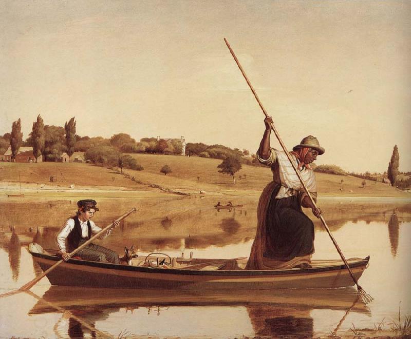 William Sidney Mount Fishing oil painting picture